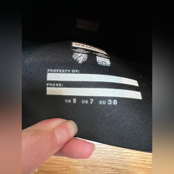 Hunter Black Short Rain Boots Women’s Size 7 - Picture 5 of 10